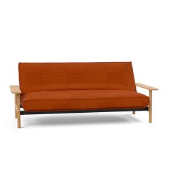 Balder Innovation Living divano letto velluto arancione