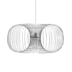 Coil Lamp, Norman Copenhagen, lampada, stainless stell, acciaio