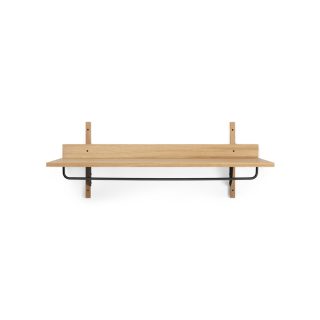 Sector Rack Shelf Ferm Living Legno Ottone Scaffale Ash Wood Brass