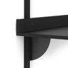 Sector Desk, Ferm Living, Black Ash, Black Brass, Bras, Oak, Scrivania,