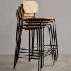 Co counter chair, Menu, Black Stained Oak, Normal Oak, Veneer, Plastic, Urban Design Love Affair