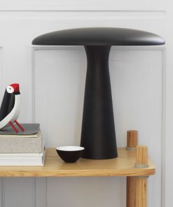 Shelter Table Lamp, Normann Copenhagen, Lampada, Tavolo, Nero, Black, Bianca, White