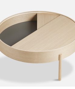 Arc coffee table woud