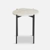 La Terra Occasional Table, Small, Travertine, Travertino, Agnes Morguet, Ivory, Grey Melange, Tavolo, Urban Design Love Affair