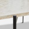 La Terra Occasional Table, Large, Travertine, Travertino, Agnes Morguet, Ivory, Grey Melange, Tavolo, Urban Design Love Affair