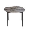 La Terra Occasional Table, Medium, Travertine, Travertino, Agnes Morguet, Ivory, Grey Melange, Tavolo, Urban Design Love Affair