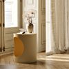 Table Side Table, Woud, Ivory, Grey Beige, Roel Vandebeek, Urban Design Love Affair